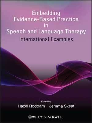 cover image of Embedding Evidence-Based Practice in Speech and Language Therapy
